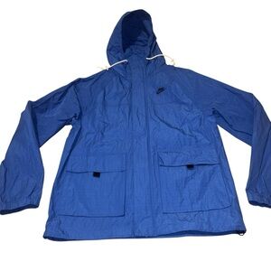 Nike Club Bandon Jacket Windbreaker Woven Royal Blue Men’s Small